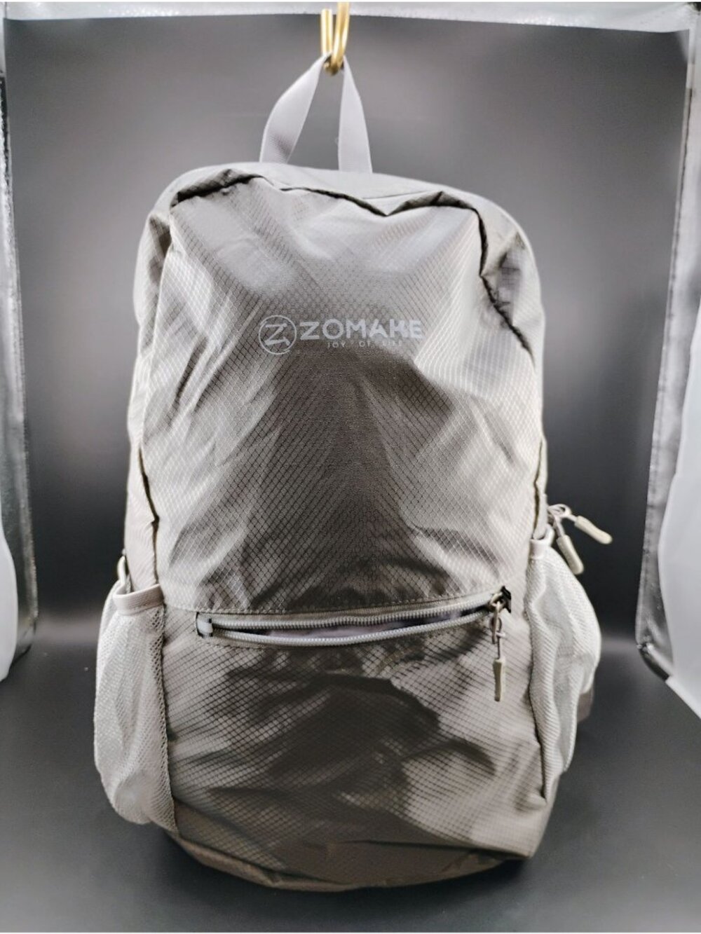 Zomake Lightweight Foldable Water-Resistant Backpack With Mesh Pockets